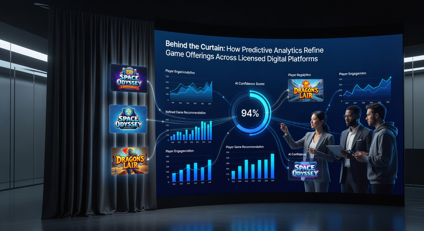 Darstellung von Predictive Analytics bei der Anpassung von Spielangeboten auf lizenzierten Plattformen