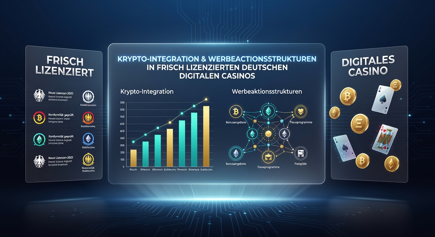 Darstellung der Integration von Kryptowährungen in deutschen Online-Casino-Plattformen mit Fokus auf Bonusmechanismen