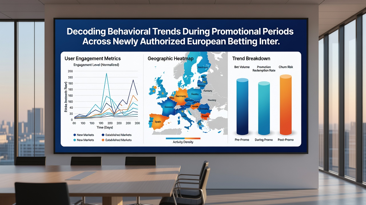 Visualisierung von Nutzerclustern und Aktivitätsmustern auf Wettinterfaces während europäischer Promotionsperioden